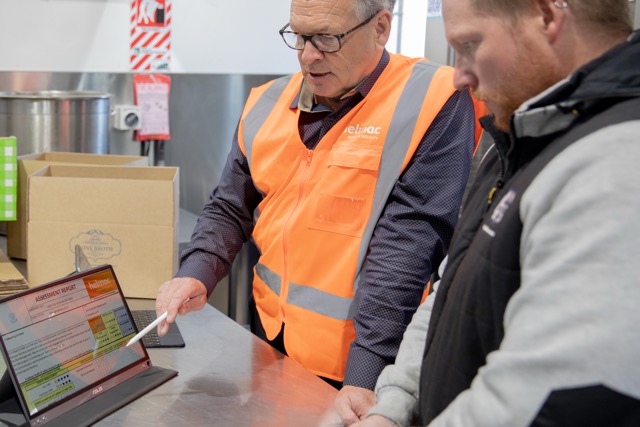 health and safety consultant working with a local christchurch business owner